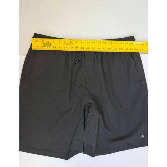 Dixxon Shorts 9in Gym Athletic Mens Elastic Waist Drawstring Casual Black Sz XL - Picture 3 of 5